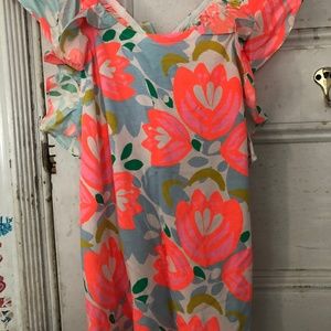 J.Crew Girls' ruffle tank in cactus floral